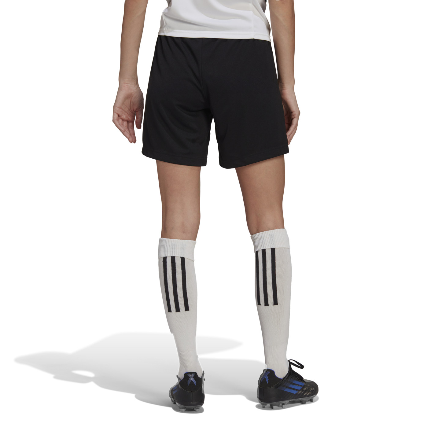 Adidas Entrada 22 Voetbalbroekje Dames Zwart Wit