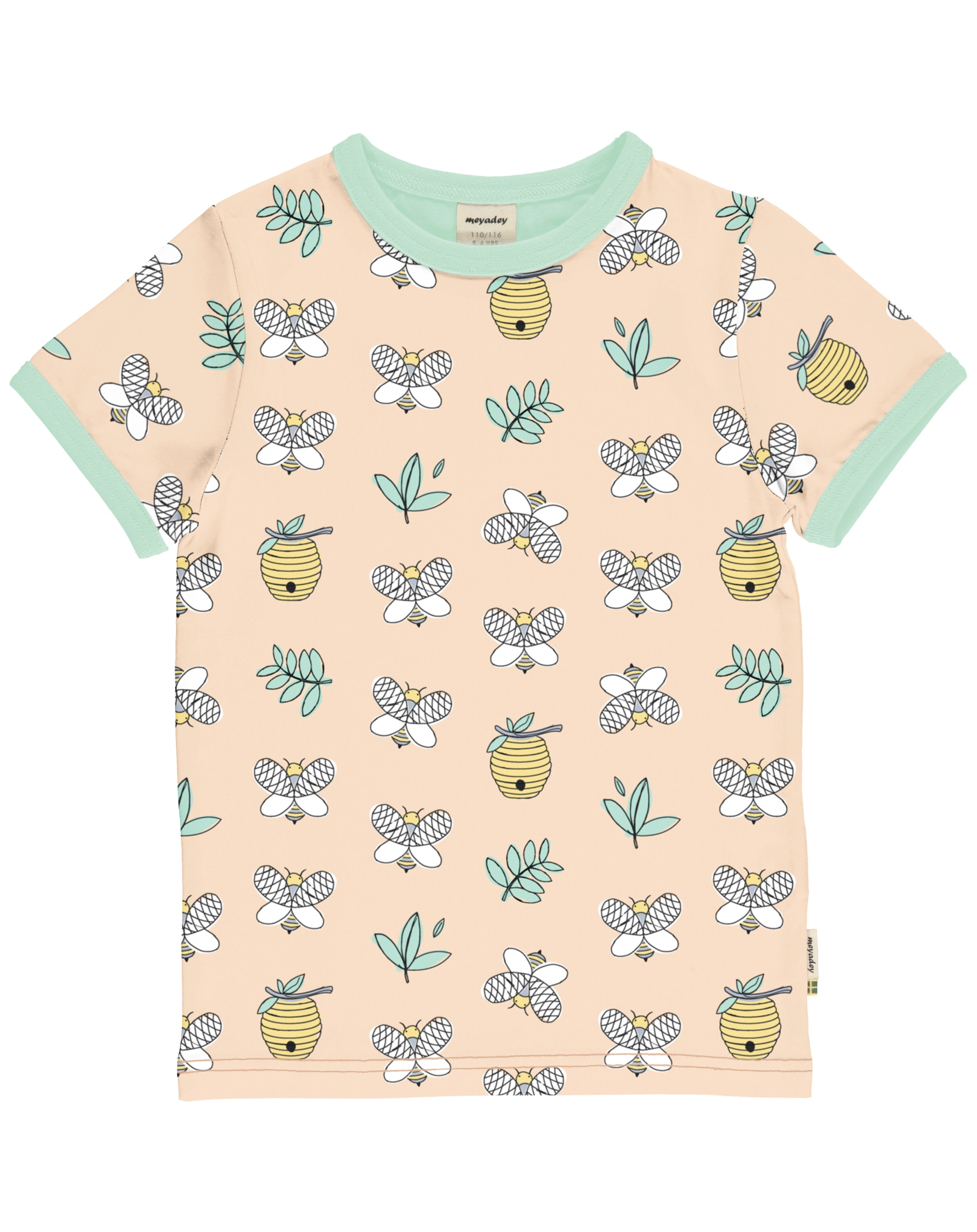 T-Shirt CITY BEE in apricot