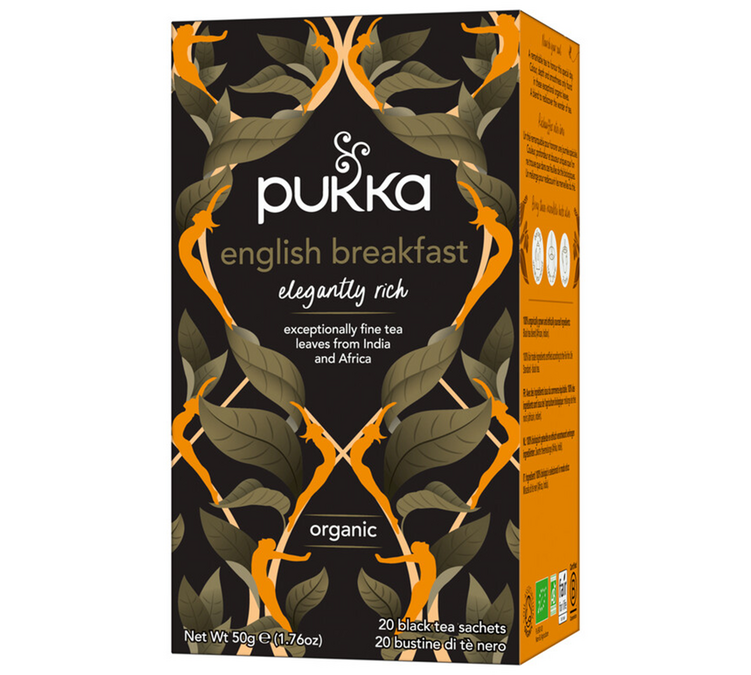 Thé en sachets - Thé Noir Elegant English Breakfast bio 20 sachets - PUKKA