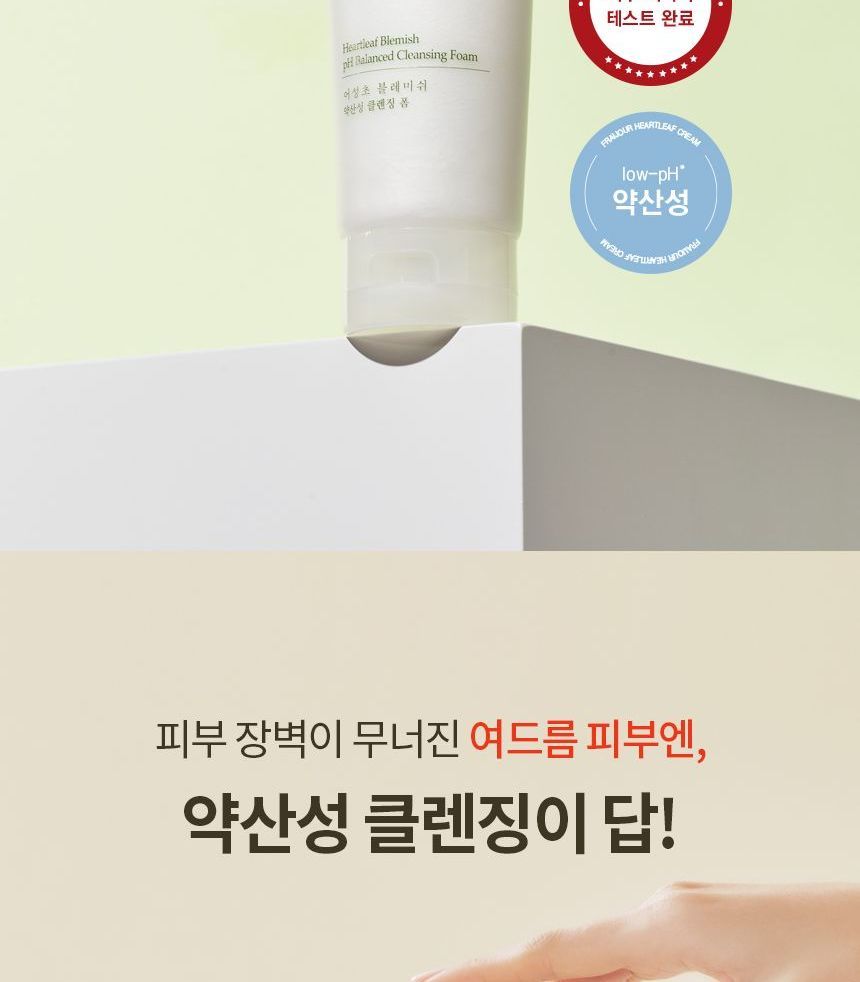 Fraijour - Heartleaf Blemish pH-gebalanceerde reinigingsschuim