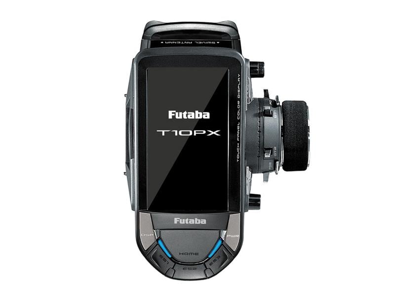 Futaba Fernsteuerung T10PX F-4G 2.4 GHz mit R404SBS 10 Kanal Sender für Fahrzeuge mit Telemetrie