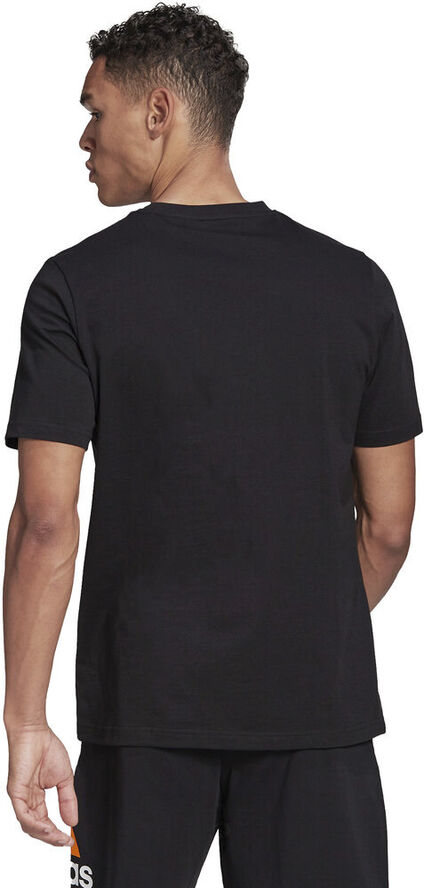 adidas Essentials Big Logo T-shirt Sort