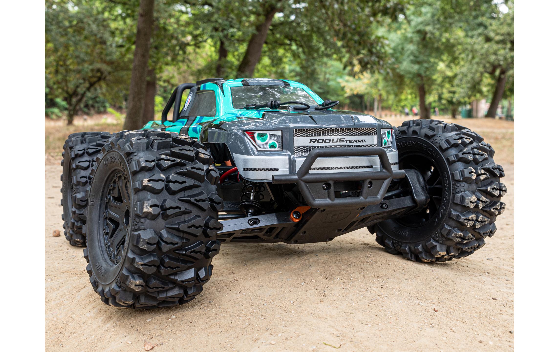 Monster Truck Rogue Terra Brushless Grün, ARTR, 1:10<br>4x4 Brushless Monstertruck im Massstab 1:10