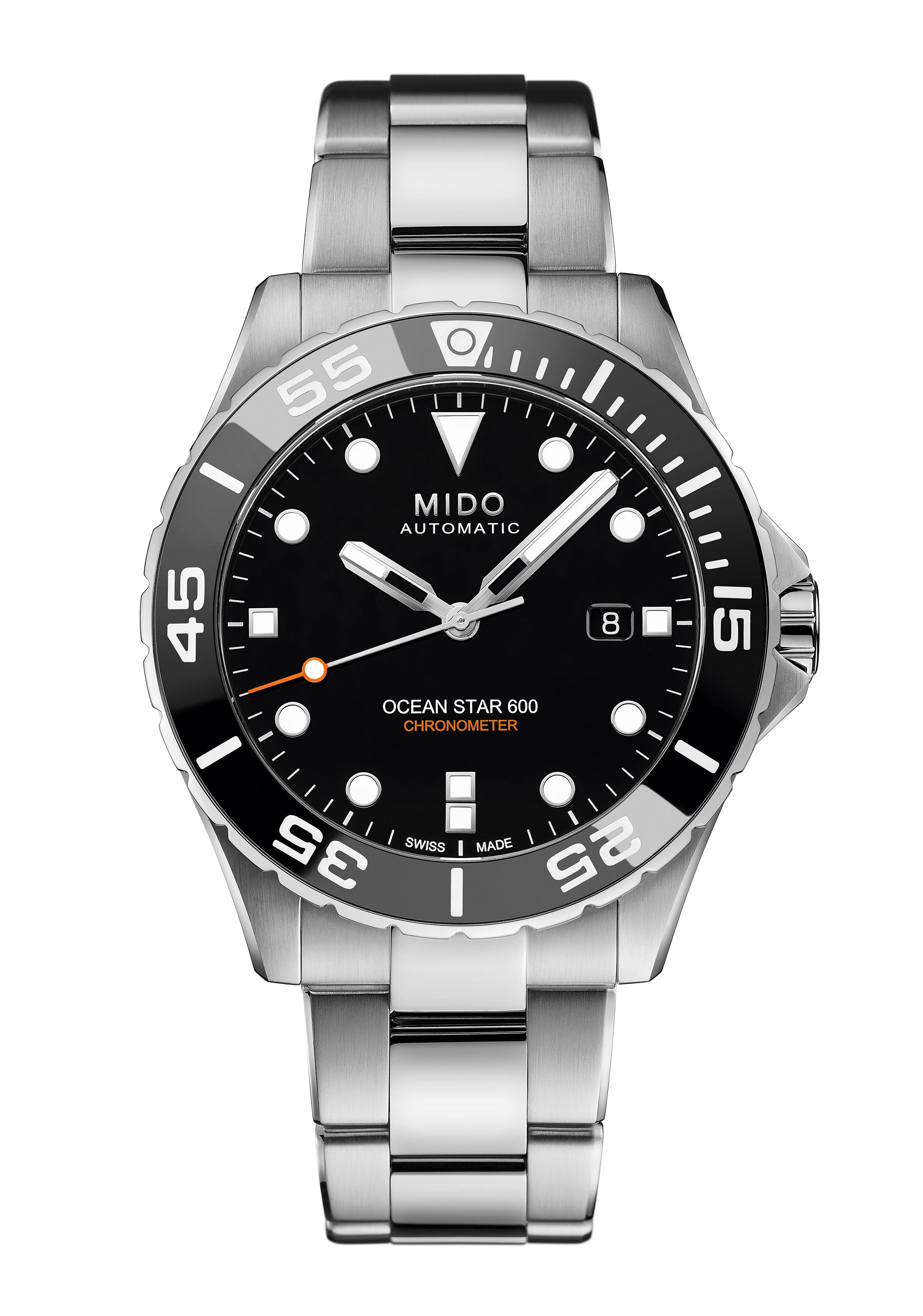 Mido Ocean Star 600 Chronometer Taucheruhr Schwarz