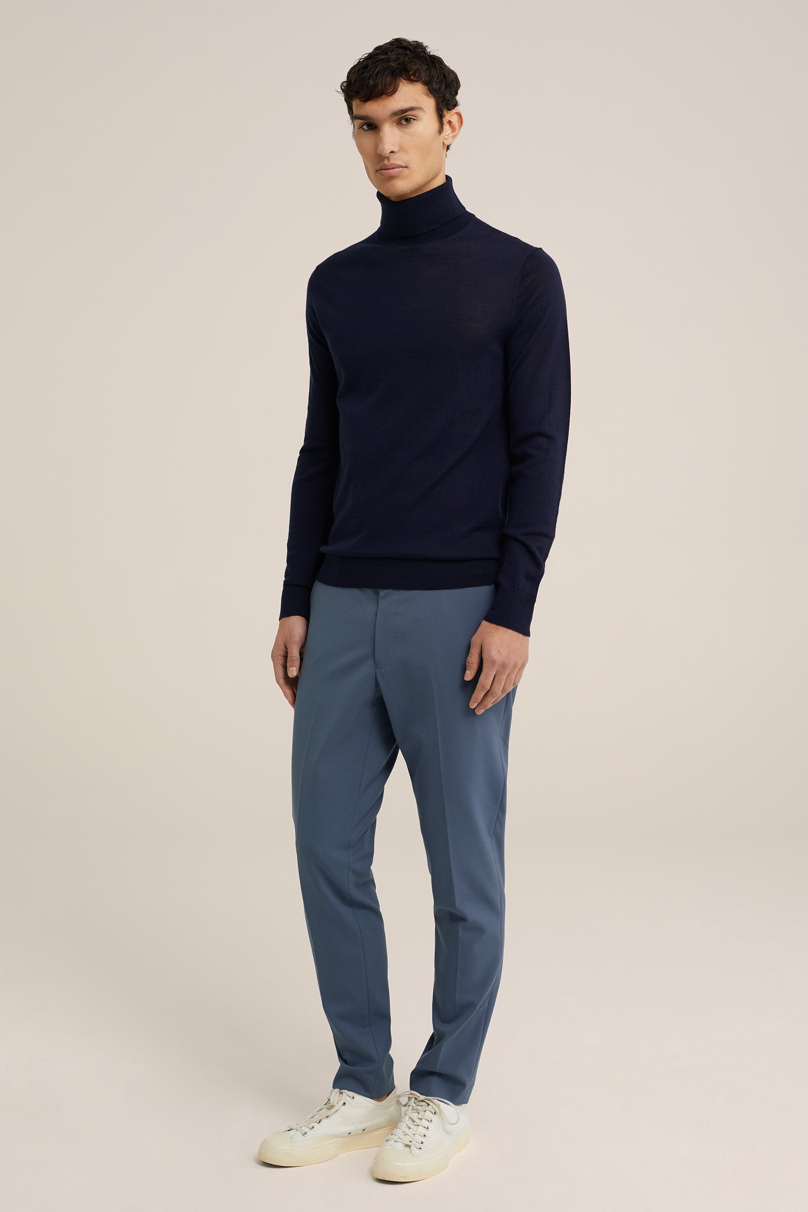 coltrui van merinowol Fundamentals Donkerblauw