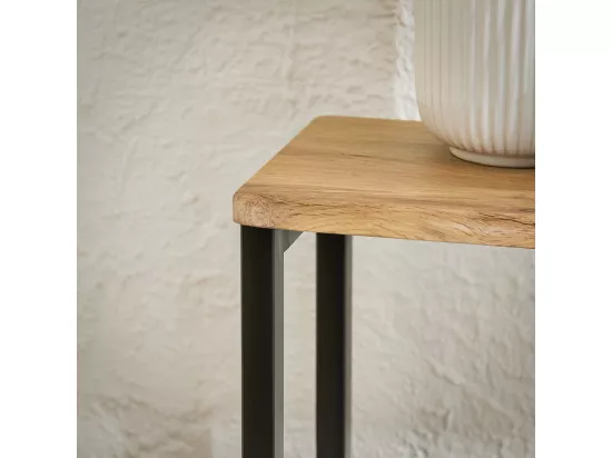 SoBuy FSB19-E Table Console, Table d'appoint, Bout de canapé, Table d’entrée pour Salon, Chambre, Cadre et 4 Pieds en Fer