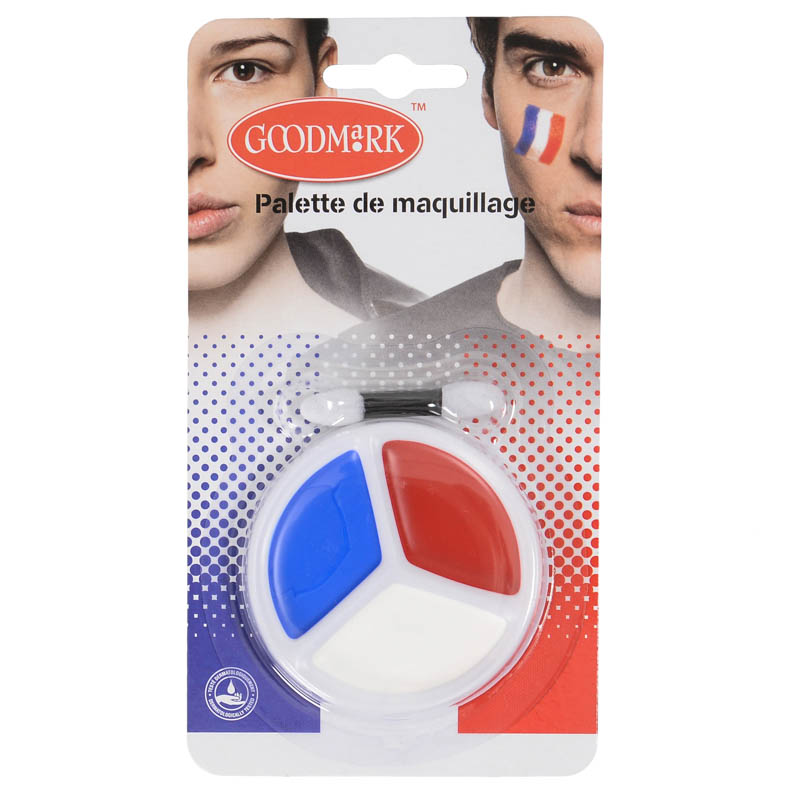 Maquillage 'Allez les bleus'