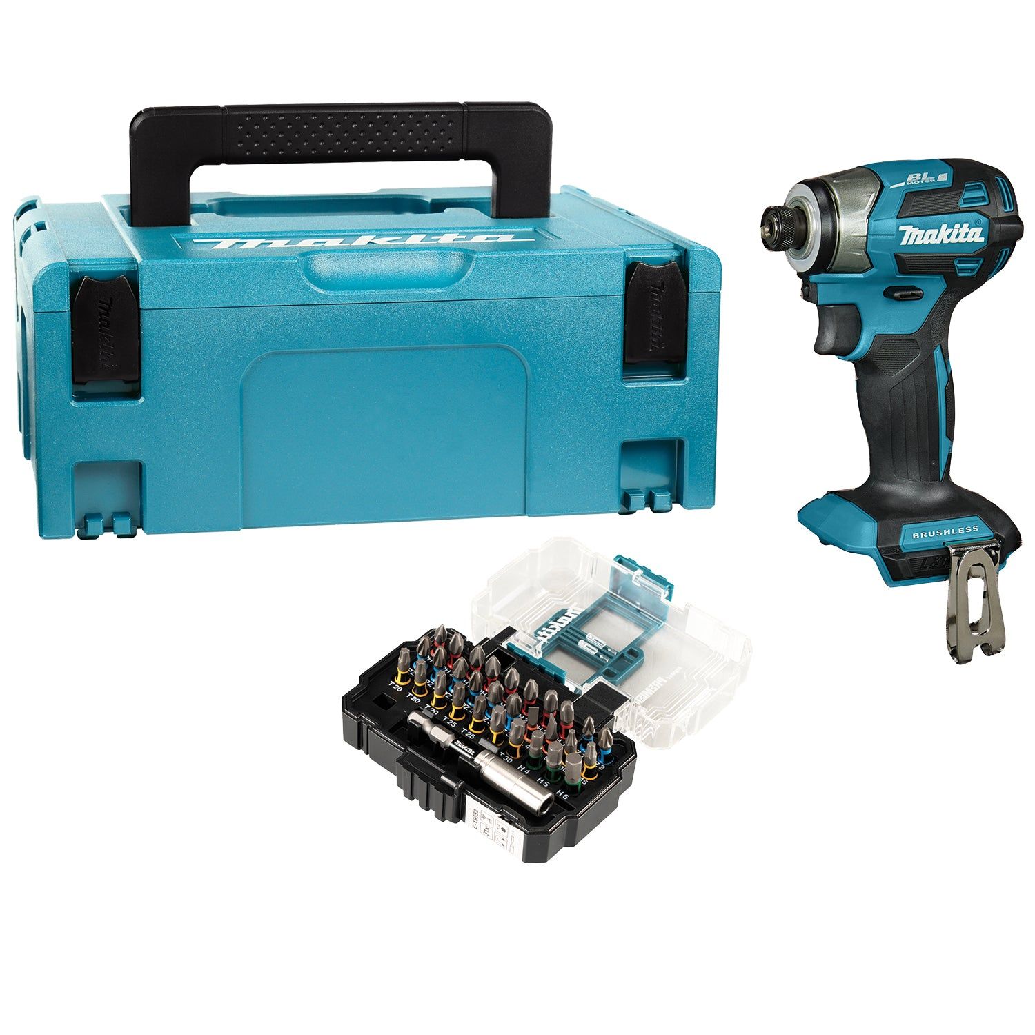 Makita DTD173ZJX1 Accu slagschroevendraaier 180Nm 18V Basic Body in Mbox   Impact Premier bitset