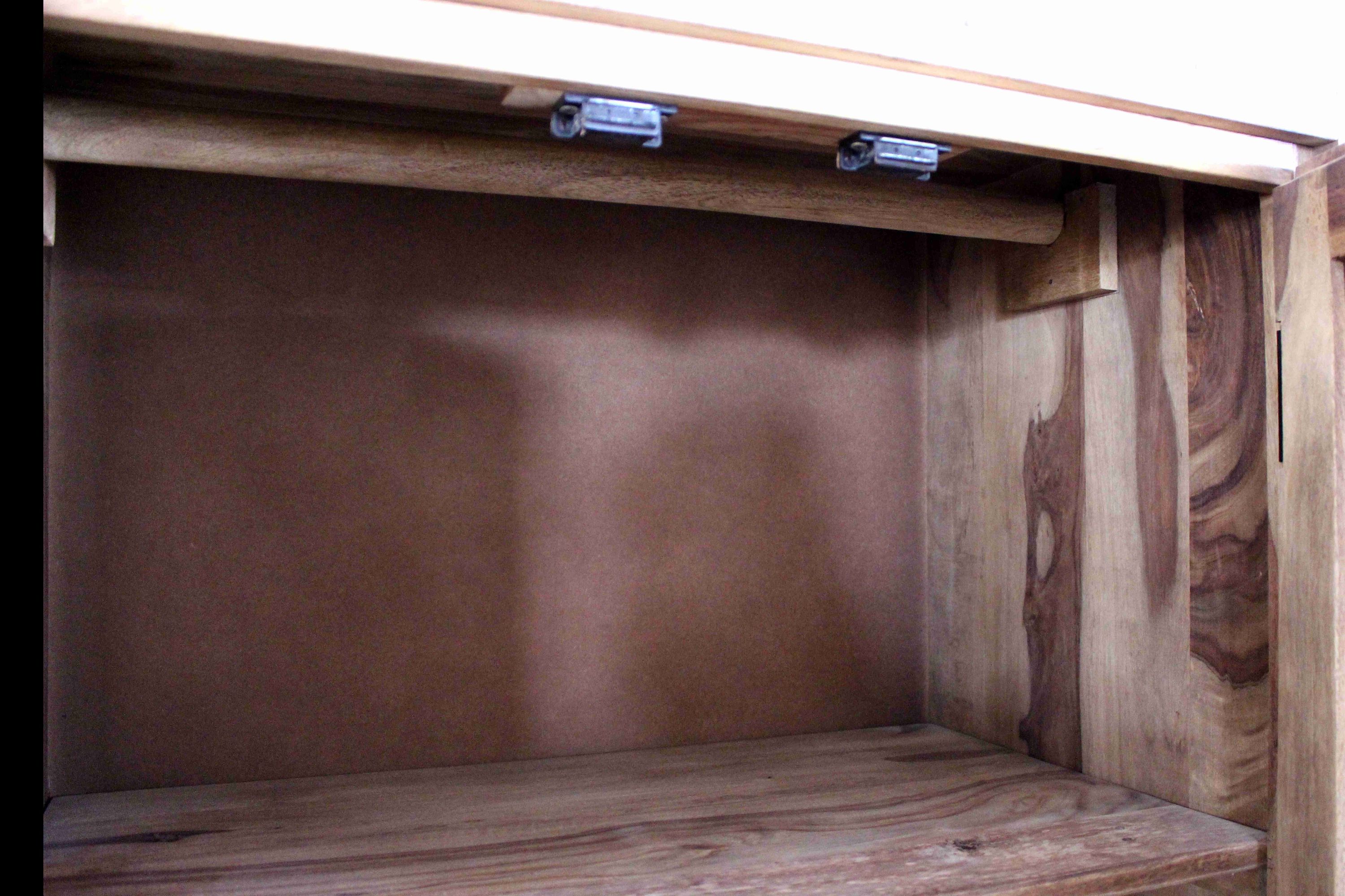 Garderobenschrank Panama Akazie Flurschrank Diele Flur Schrank Hochschrank
