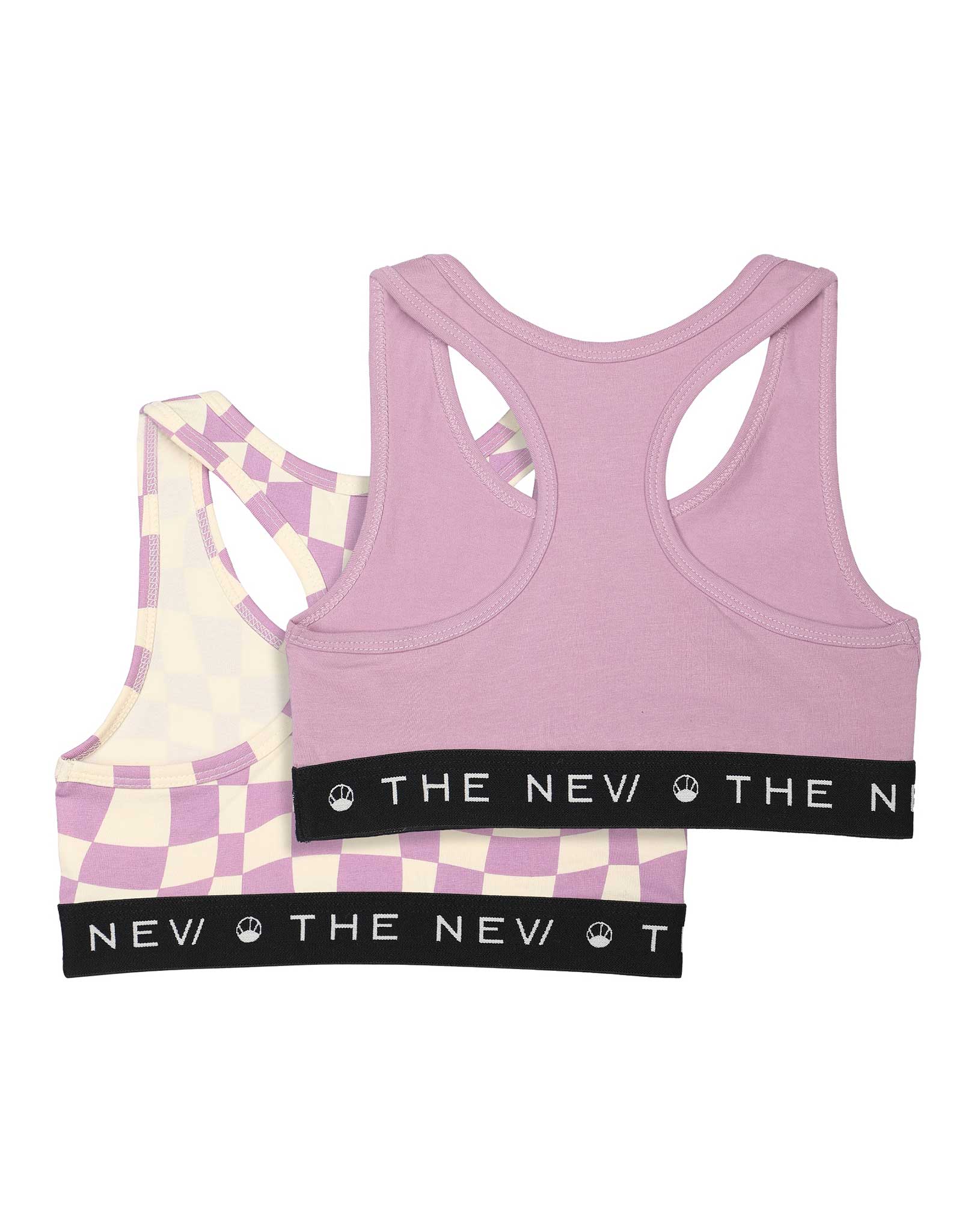 Bustier CHECK 2er-Pack in lavender herb