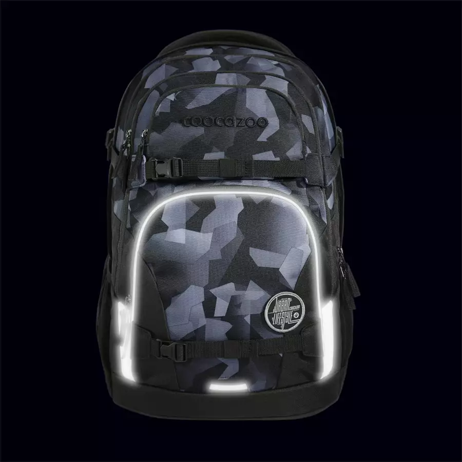 Coocazoo Porter - Schulrucksack 44 cm Grey Rocks
