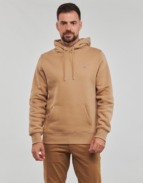 Gant - REG SHIELD HOODIE - Beige