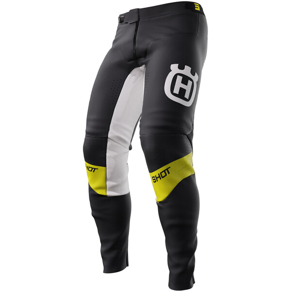 Shot - Pantalon Aerolite Husqvarna 2024 - Edition limitée Noir / Blanc