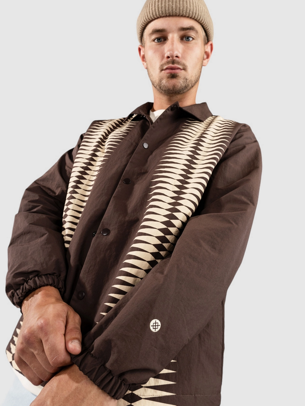 Stance Coaches Jacket darkbrown