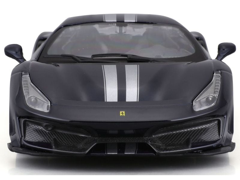 BBurago Ferrari R&P 488 Pista Schwarz 1:24 Sammlermodell im Massstab 1:24