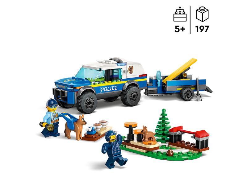 LEGO® City Mobiles Polizeihunde-Training 60369 Hundetraining für den Polizeihund und den Welpen