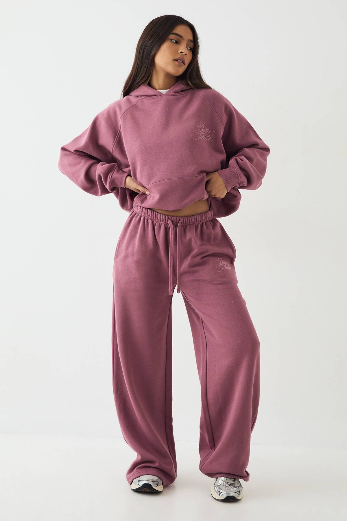 Jogging Jambe Droite Brodé Script DSGN Studio