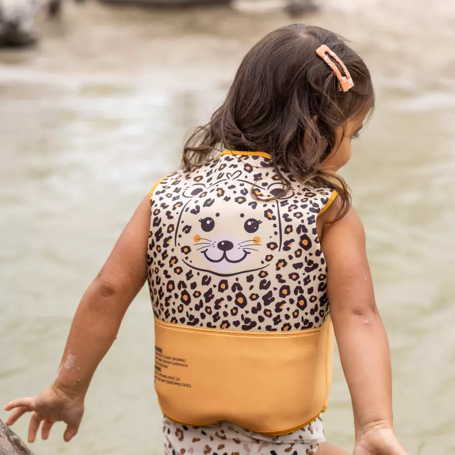 Swim Essentials Schwimmweste Beige Panther (18-30 kg)