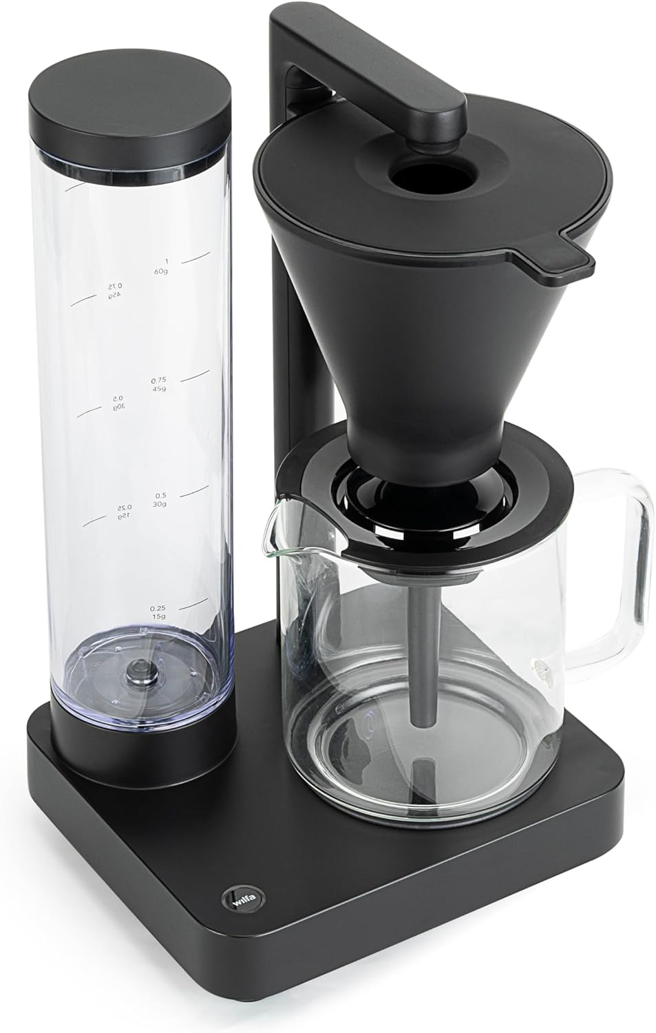Wilfa PERFORMANCE COMPACT Filterkaffeemaschine - 1600W – 1L Wassertank - doppelwandiger Filterhalter - Warmhaltefunktion - Tropfstopp & Auto-Abschaltung (schwarz)