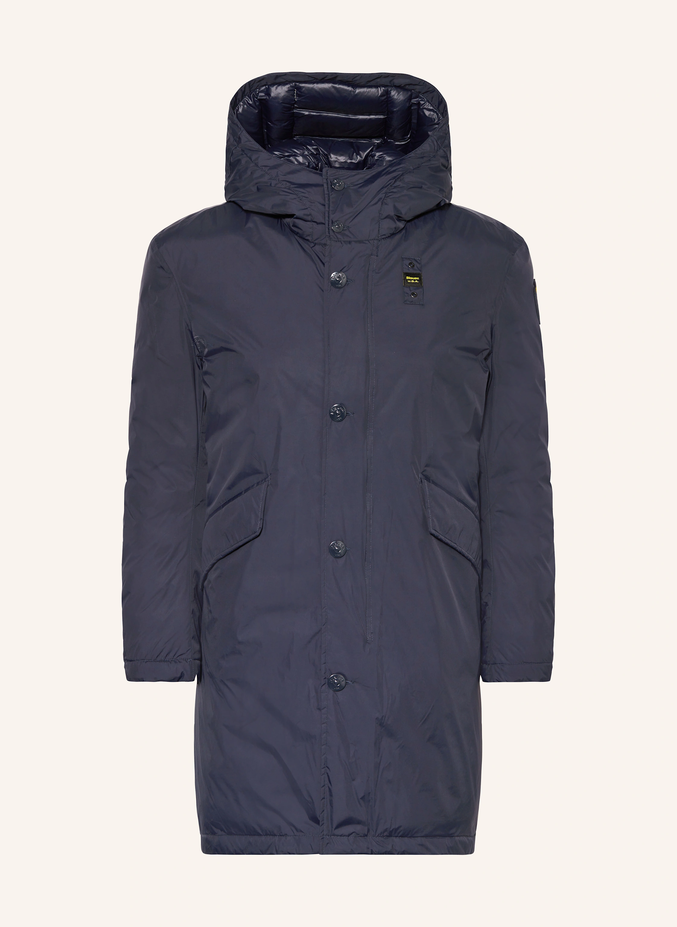 Blauer Jacke