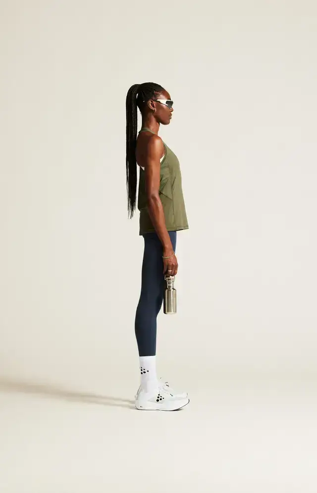 Craft ADV Essence 2 Hardloop Singlet Groen Dames