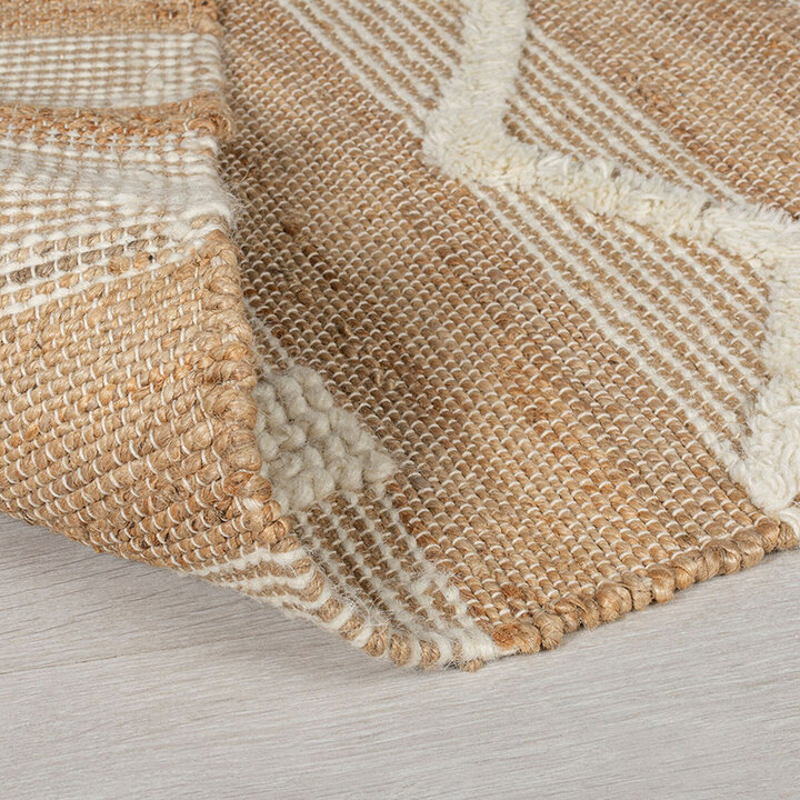 Jute loper - Jubio Medina Naturel/Creme