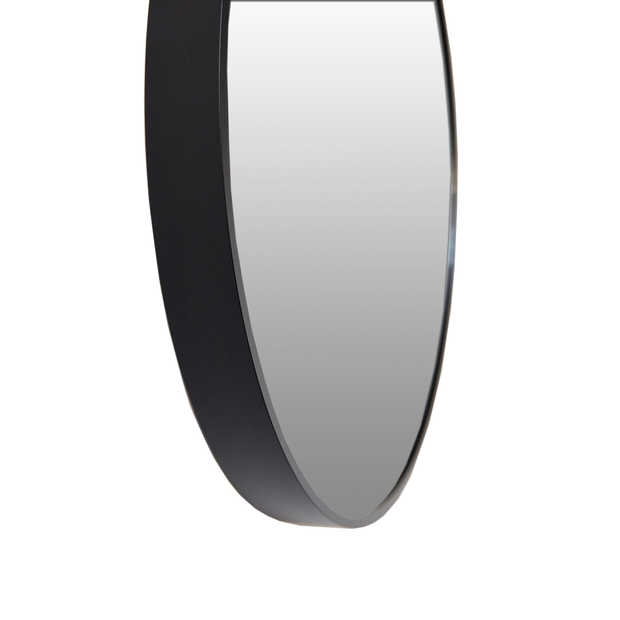 Spiegel Ø80 cm zwart