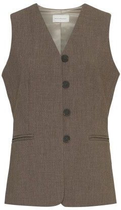 MSCH COPENHAGEN - Gilet - Donkerbruin - Rosina Michelle