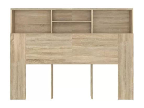 Armoire de tête de lit Chêne sonoma 140x19x103,5 cm