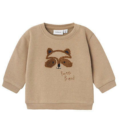 Name It Sweatshirt - NbmSalt - WeatheRød Teak