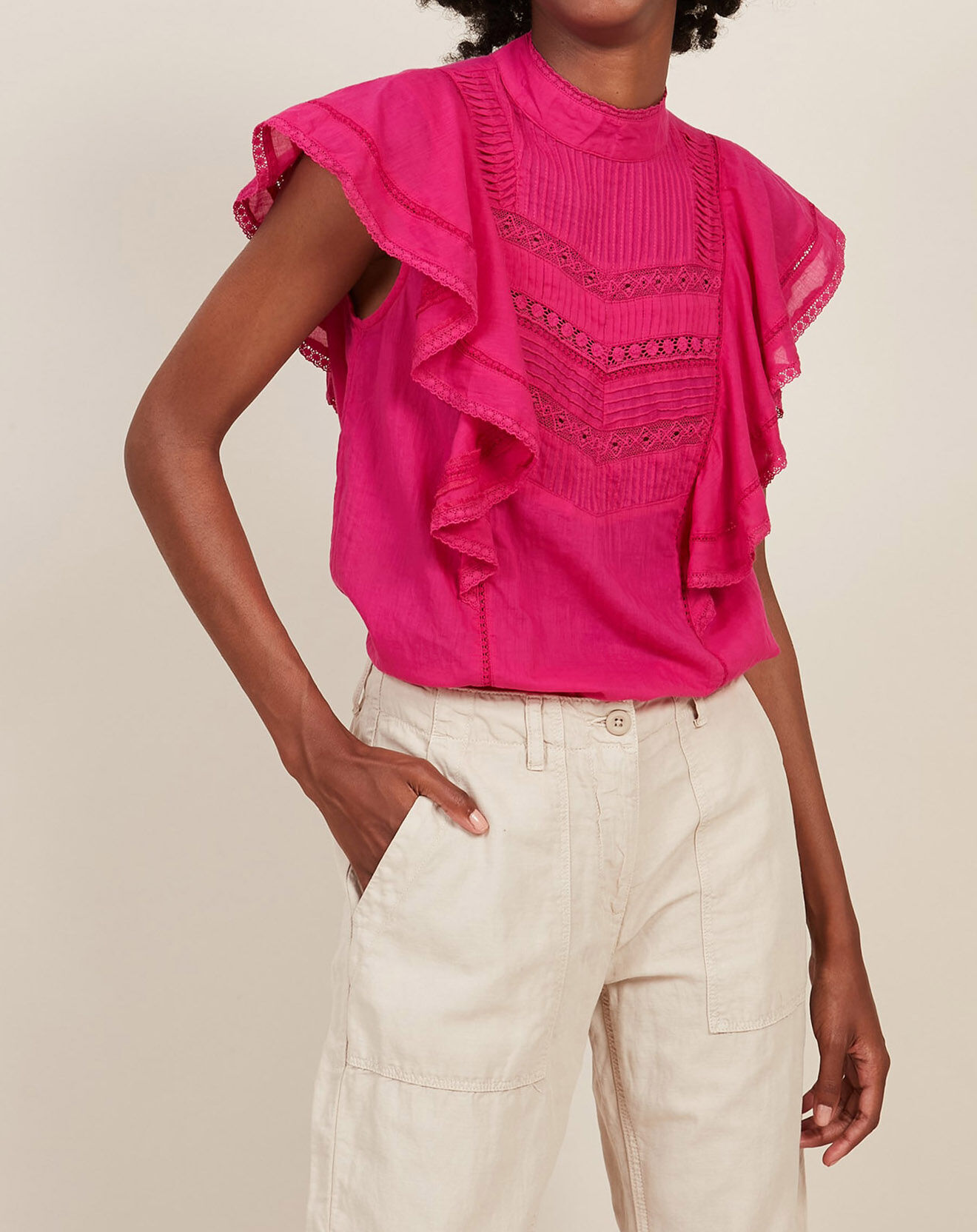 Hartford Top Hedine fushia