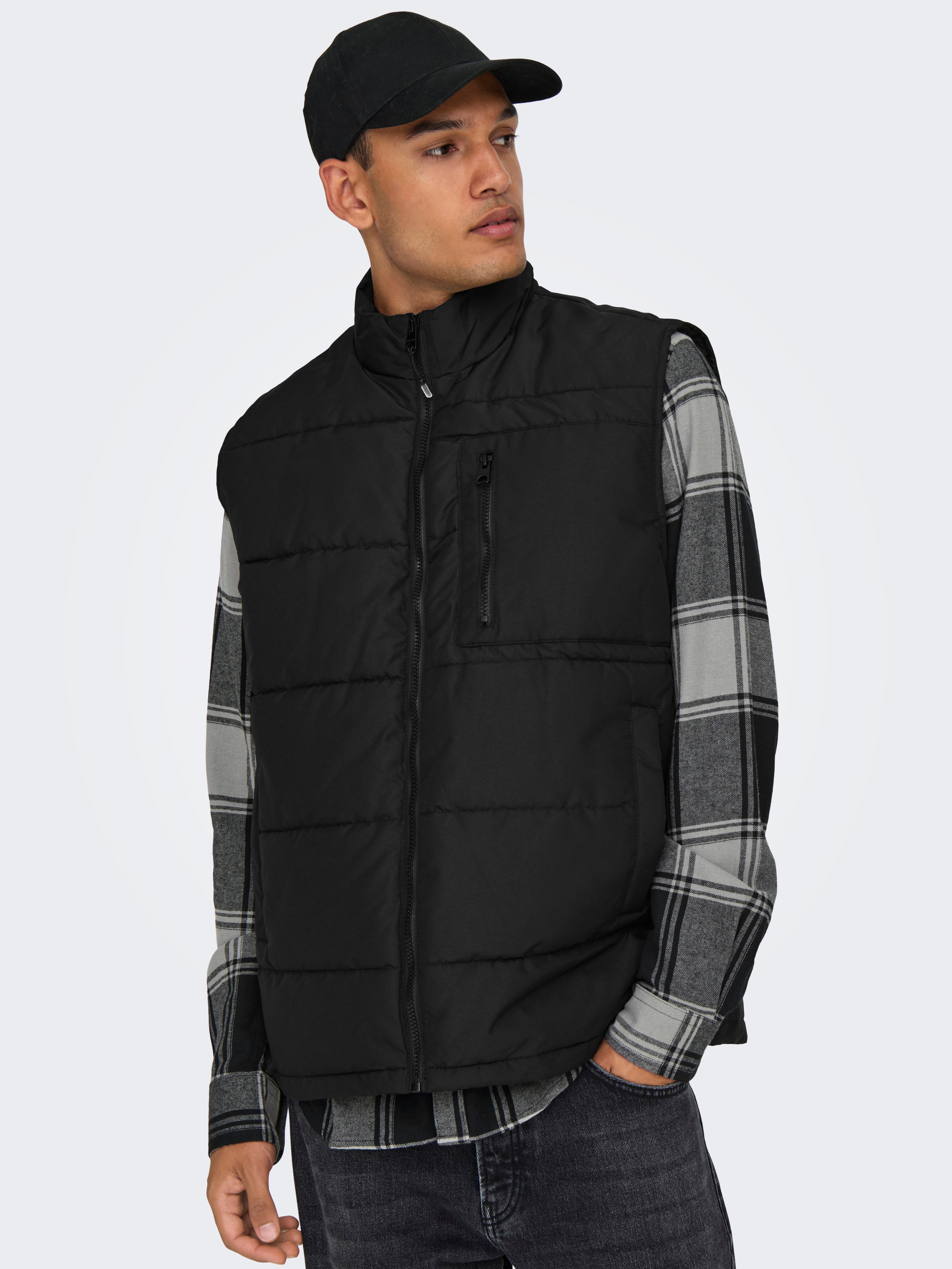 ONSJAKE Steppweste Black