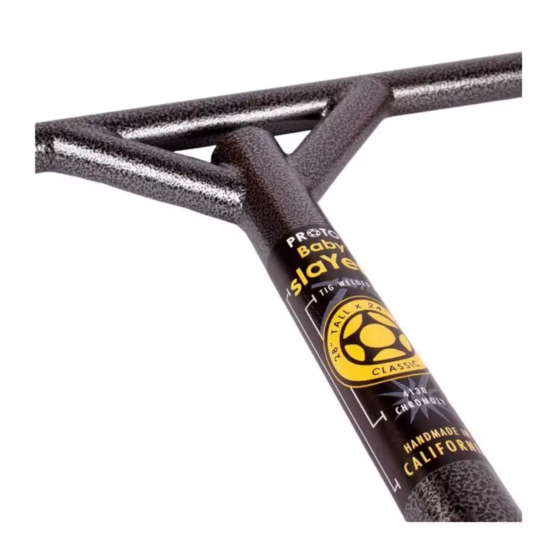 Guidon trottinette PROTO Baby Slayer Silver Vein