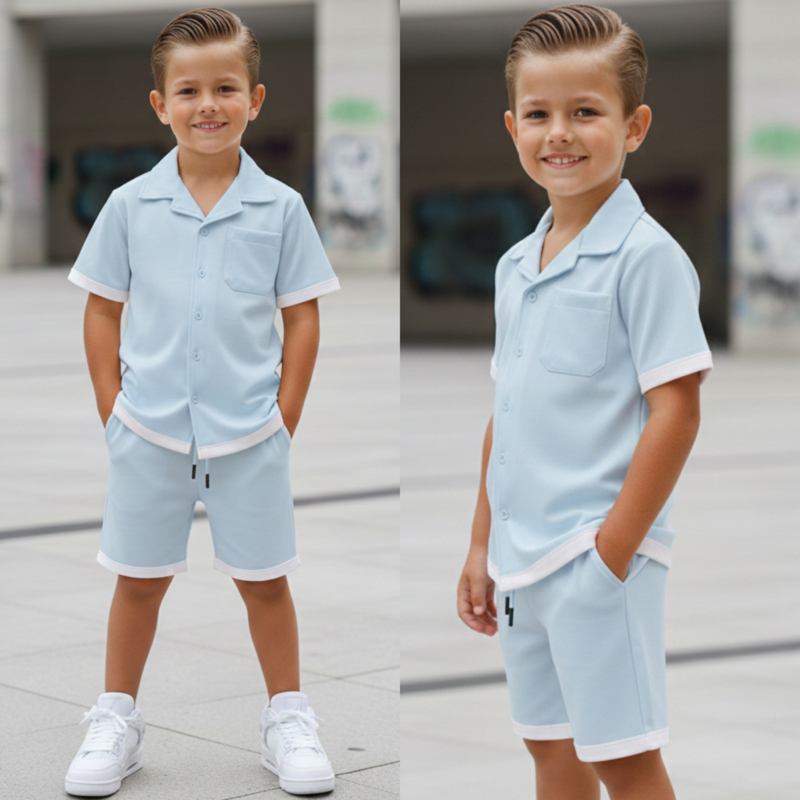 Blue with a touch of white set