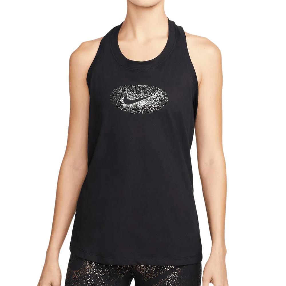 Nike Débardeur Noir Femme Nike Shine