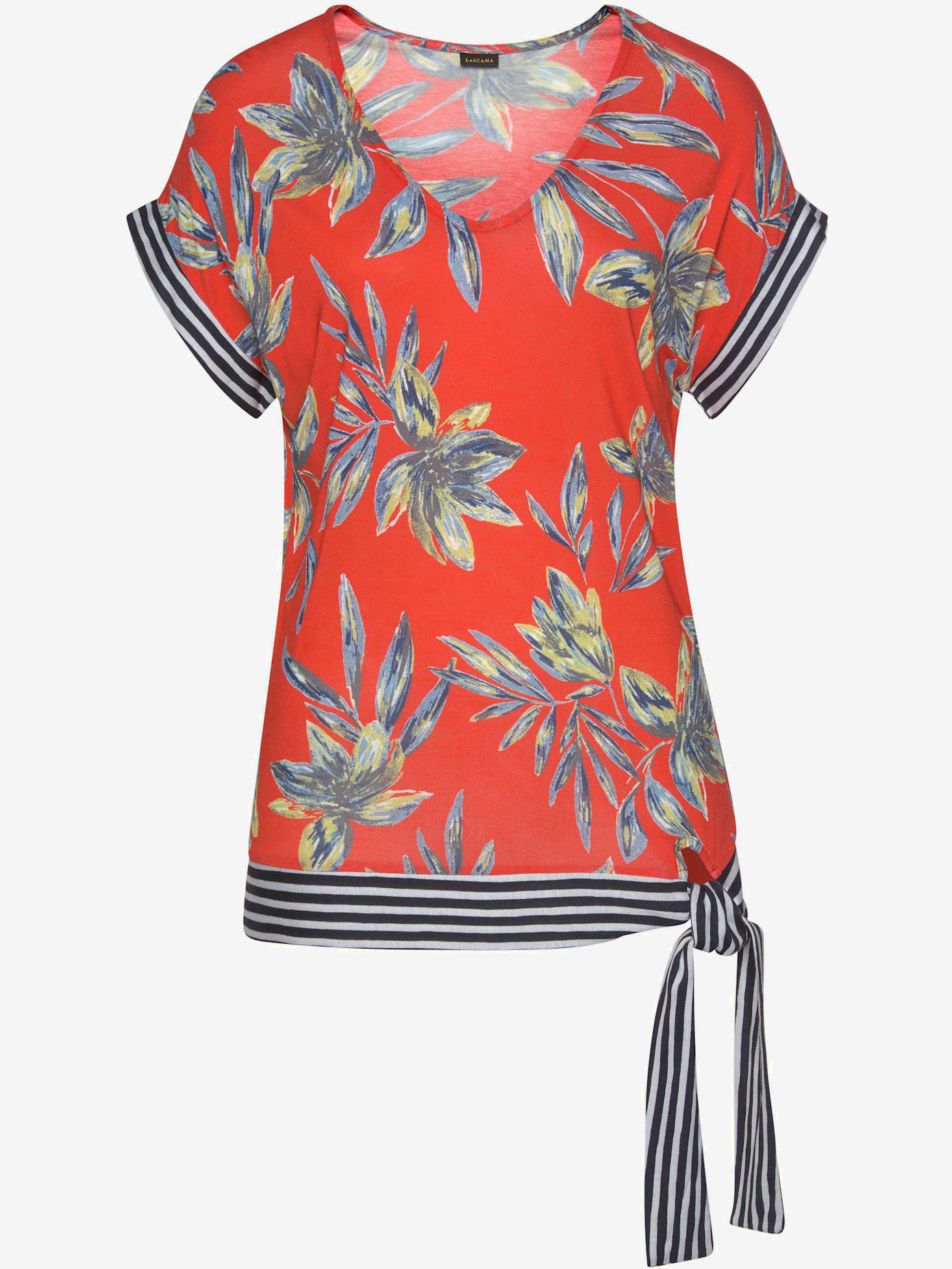 T-shirt de plage belle encolure en v