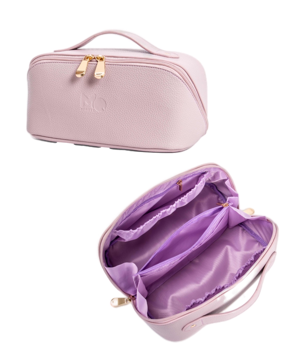 MQBeauty - Bolsa de toalete retangular - Lavanda