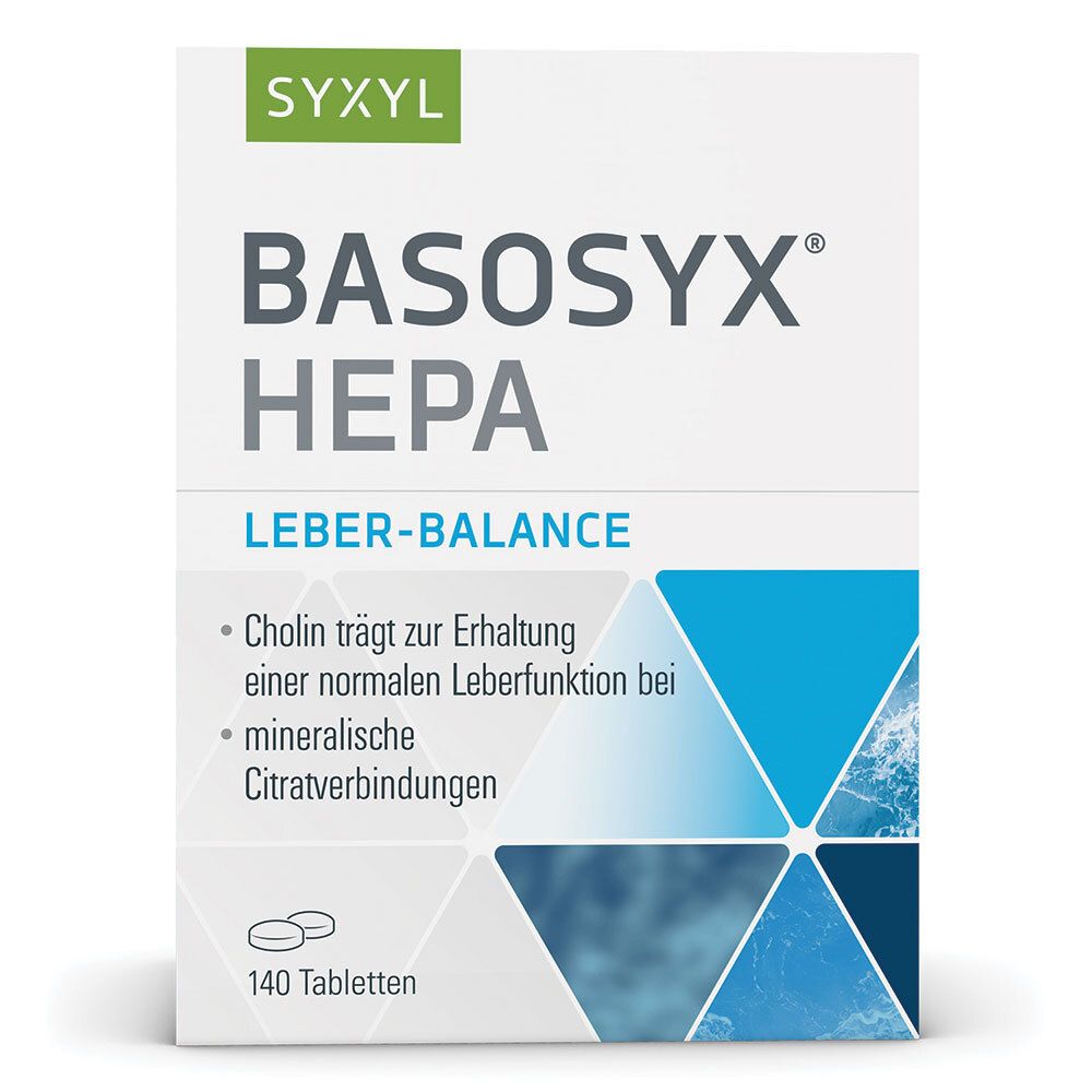 SYXYL BASOSYX® HEPA mit Cholin, unterstützt die Leberfunktion zu erhalten
