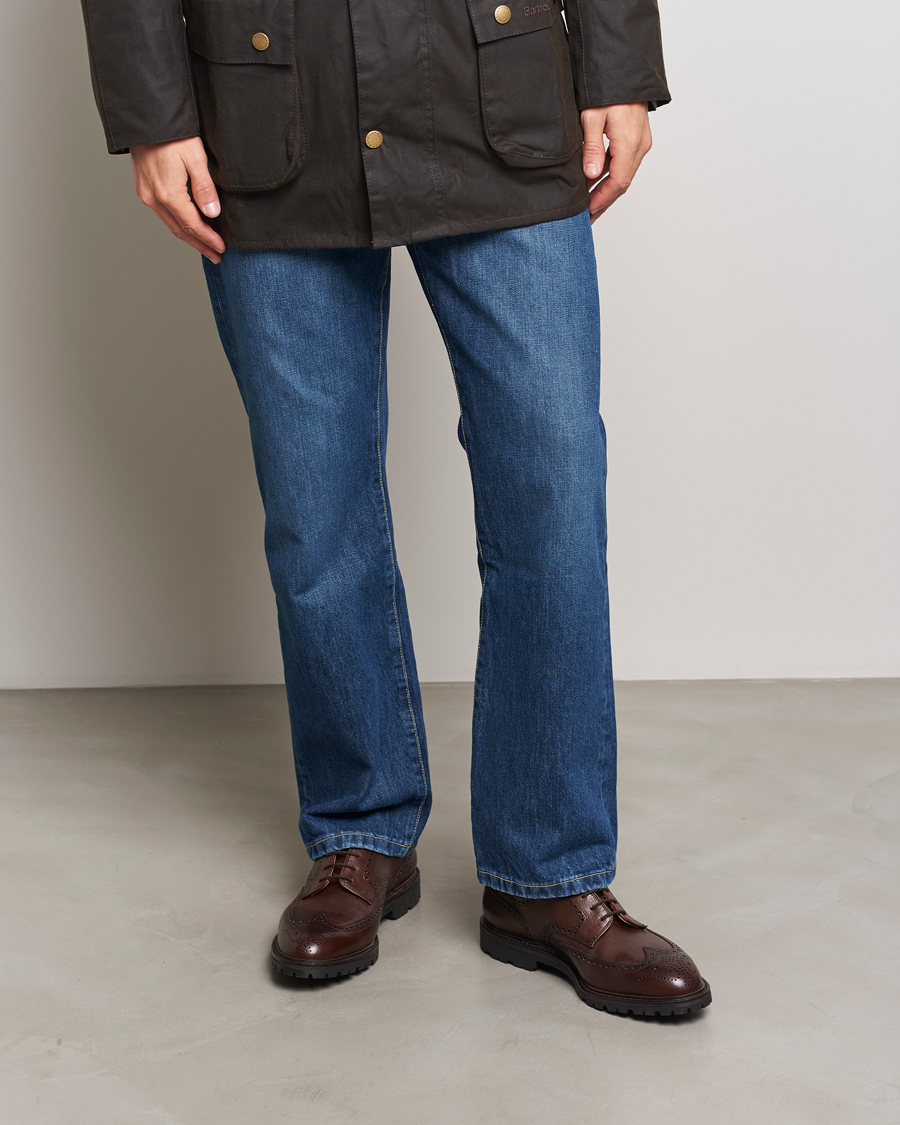 Crockett & Jones Pembroke Milled Grain Vibram Dark Brown