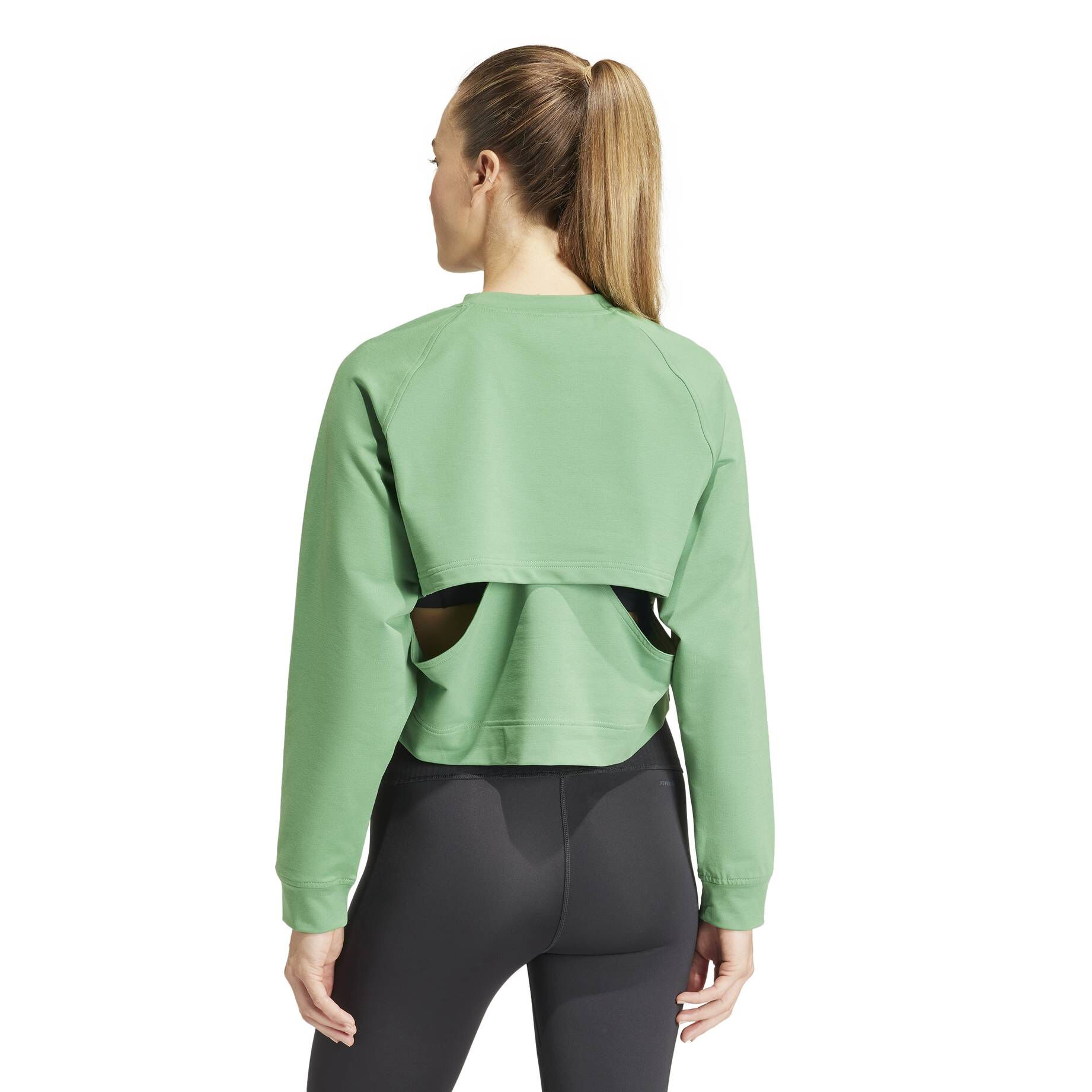 adidas Performance| Damen Sweatshirt POWER COVER UP