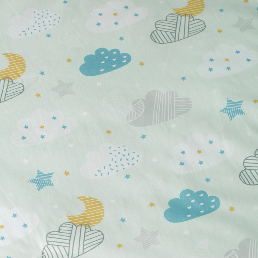 CuddleCo Spring Skies 4-teiliges Kinderbettwäsche-Set
