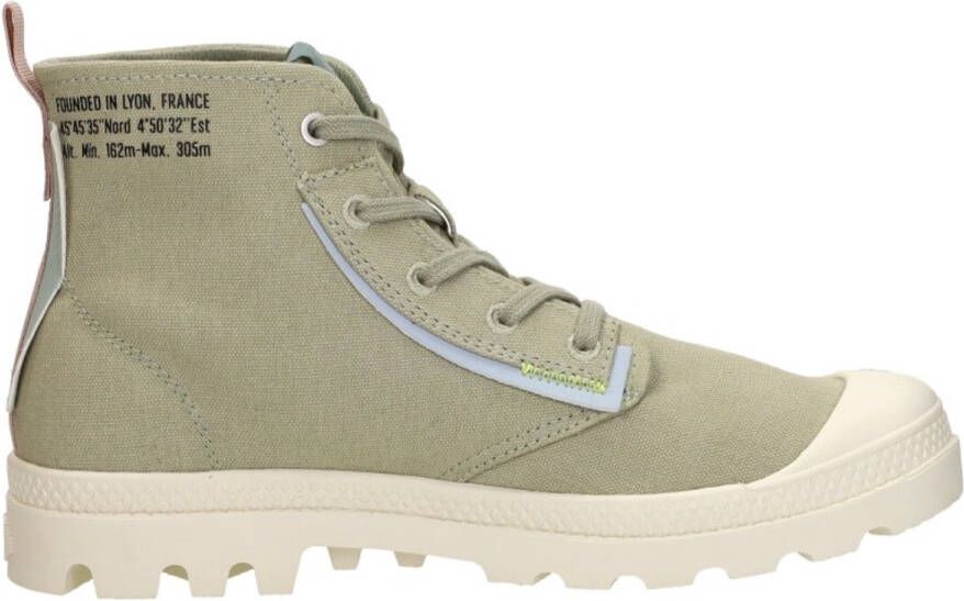 Palladium Unisex PAMPA UNDERLAYER Enkellaars 99183-379-M EUCALYPTUS