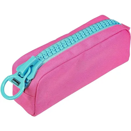 Idena Faulenzer magenta, mit Riesenzipper türkis