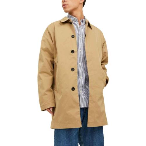 Jack & Jones - JJECREASE MAC COAT NOOS Beige
