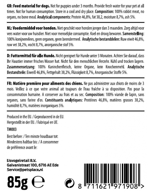 Timo Trainers Konijn - Hondensnacks