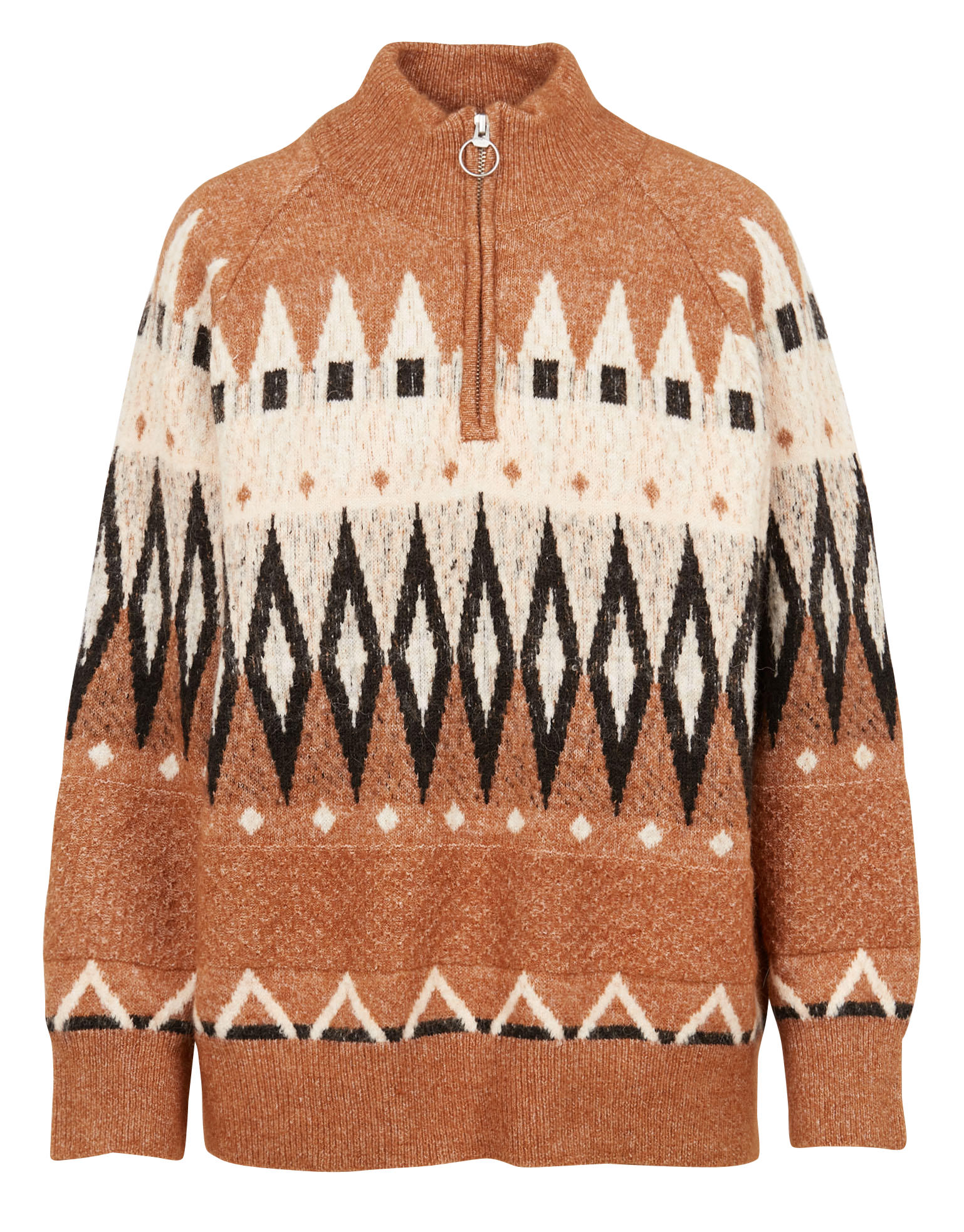 ISA - Pull col montant| Beige