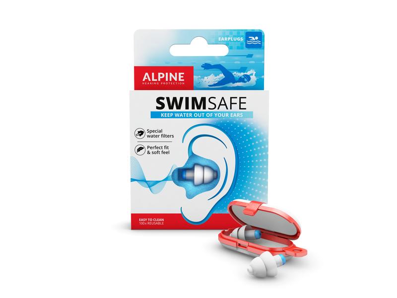 Alpine Swim Safe Gehörstöpsel 1 Paar Silikonfreier Gehörschutz