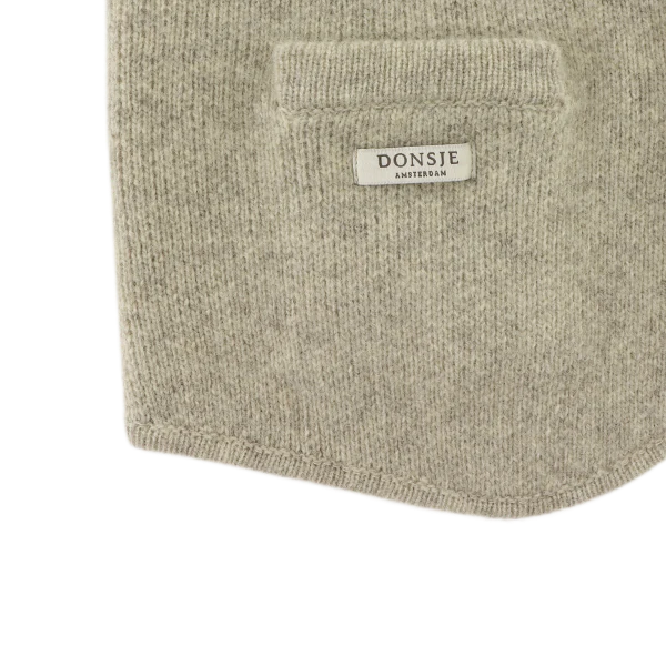 Maurtis Merino Wool Gilet | Light Grey Melange