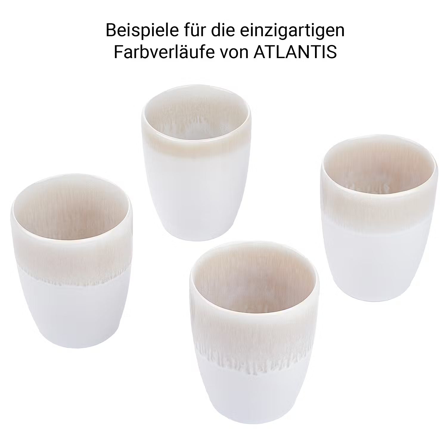 ATLANTIS Tasse 4er-Set