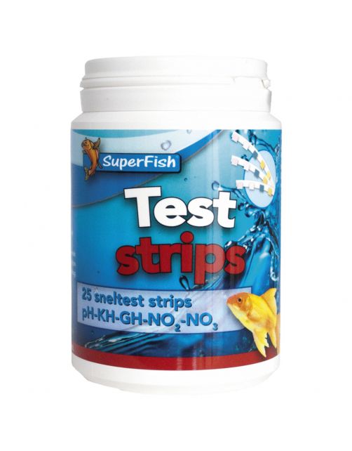 Superfish Test Strips Ph-Kh-Gh-No2-No3 - Testen - 25 stuks